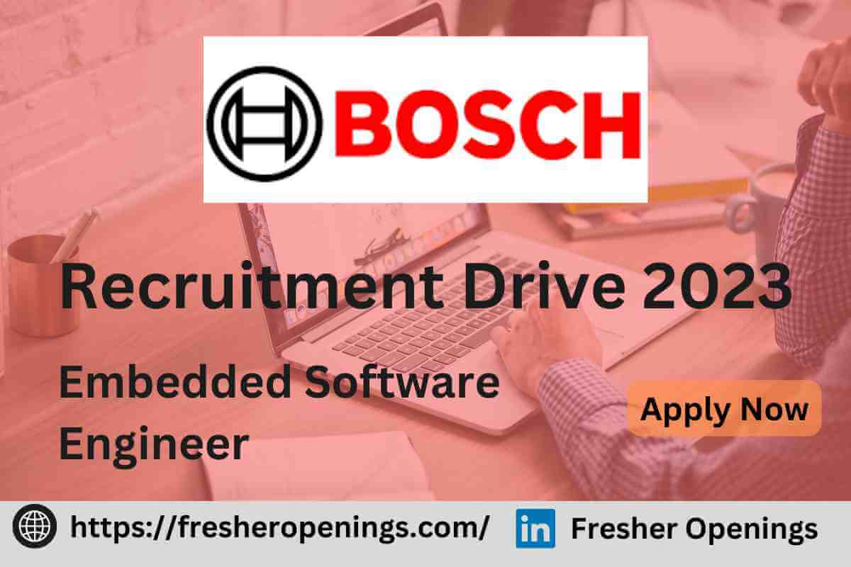 BOSCH Freshers Recruitment 2023