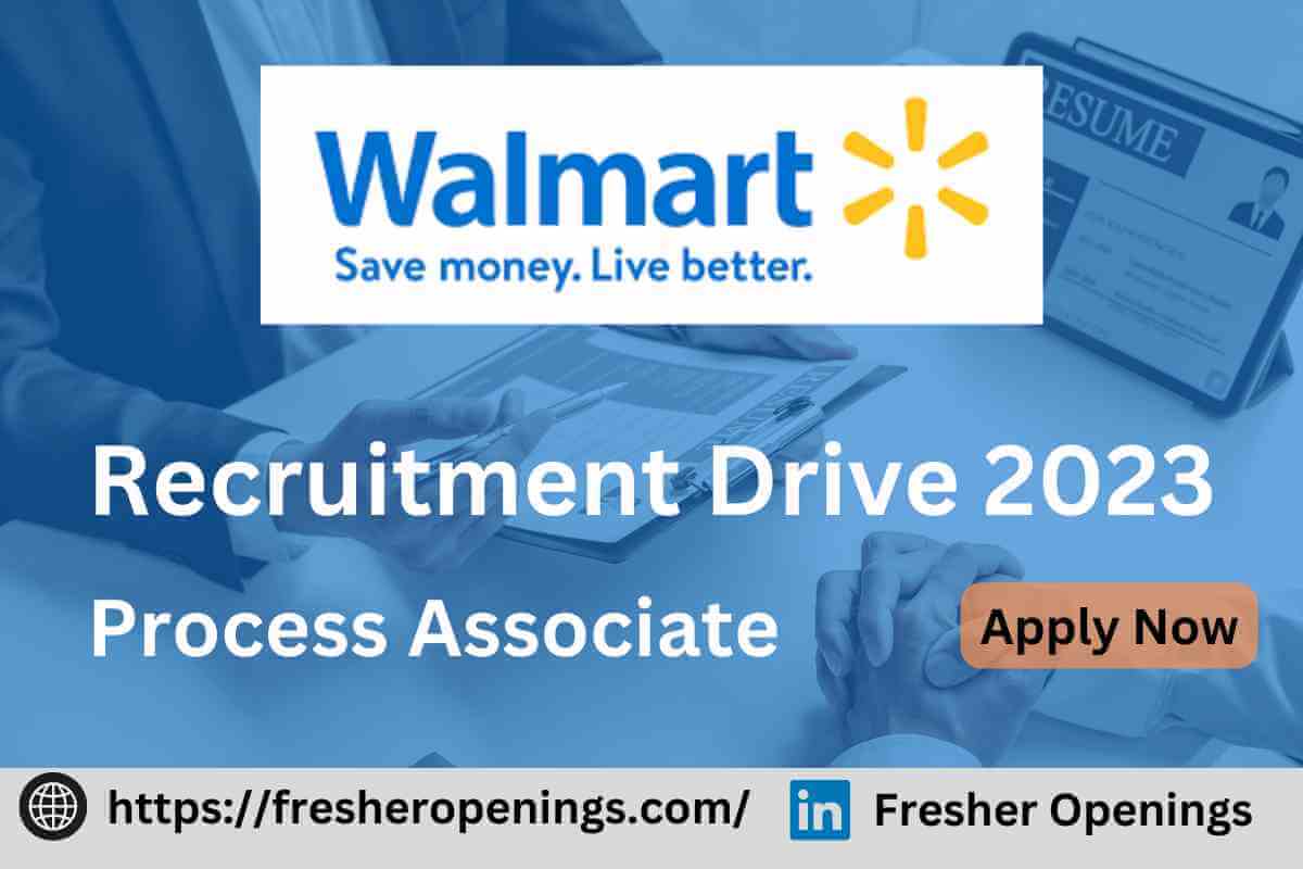 Walmart Freshers Recruitment 2023