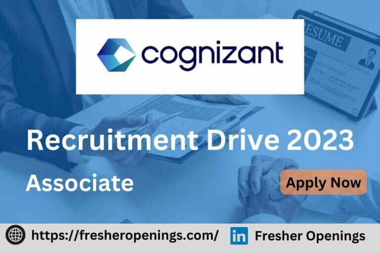Cognizant Recruitment Drive 2023