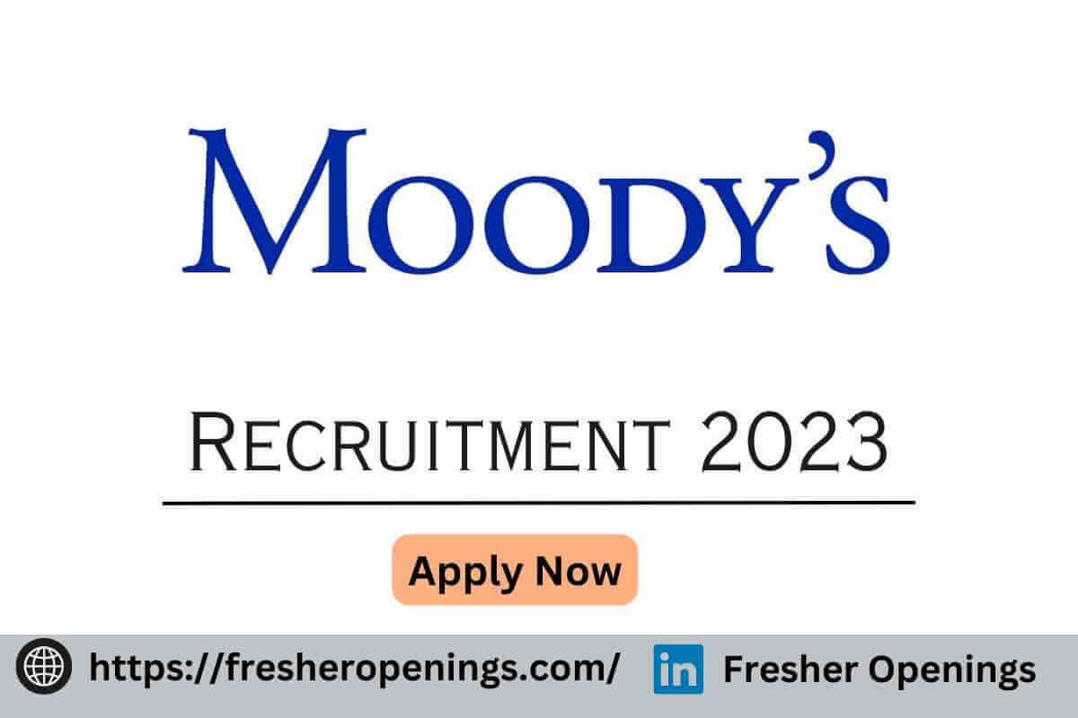 Moody’s Off Campus Recruitment 2023