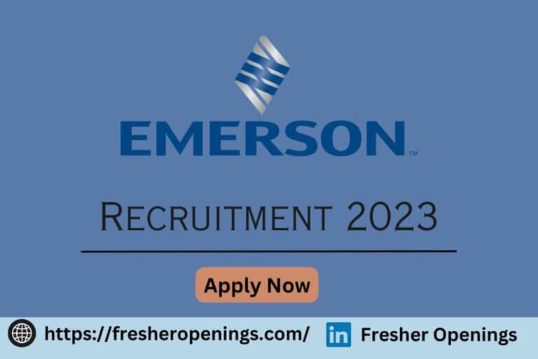 Emerson Careers Hiring 2023