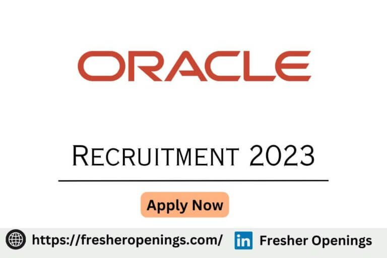 Oracle Off Campus Hiring 2023