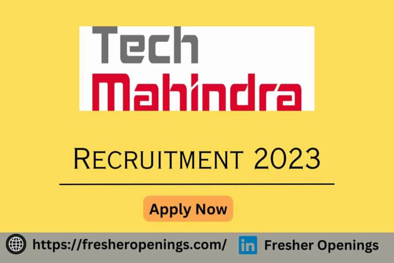 Tech Mahindra Careers 2023