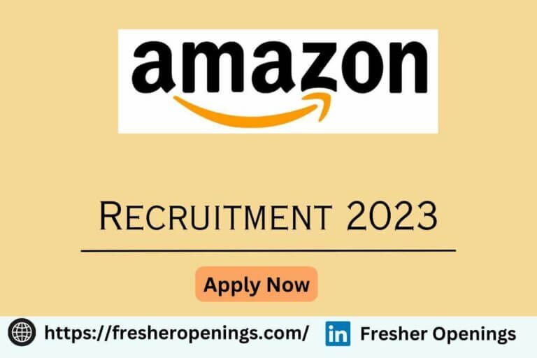 Amazon Off Campus Recruitment 2023