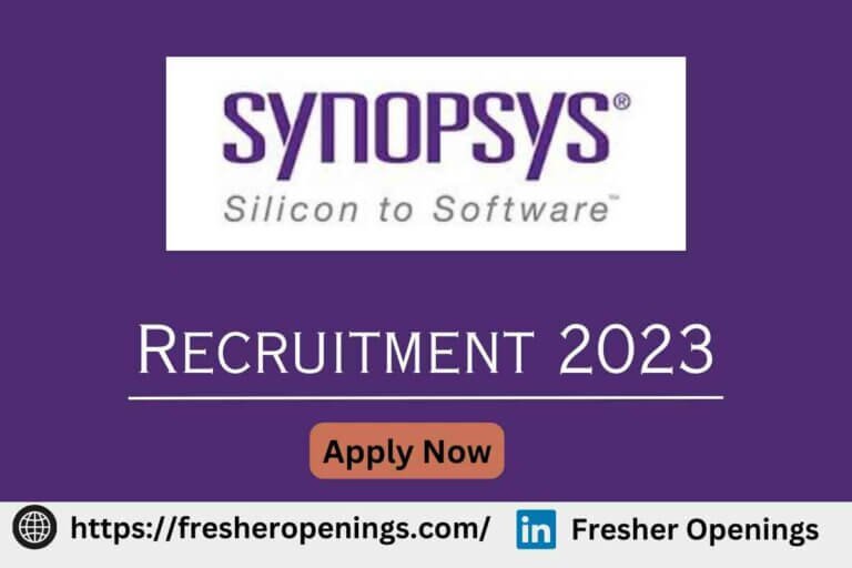 Synopsys Recruitment Drive 2023
