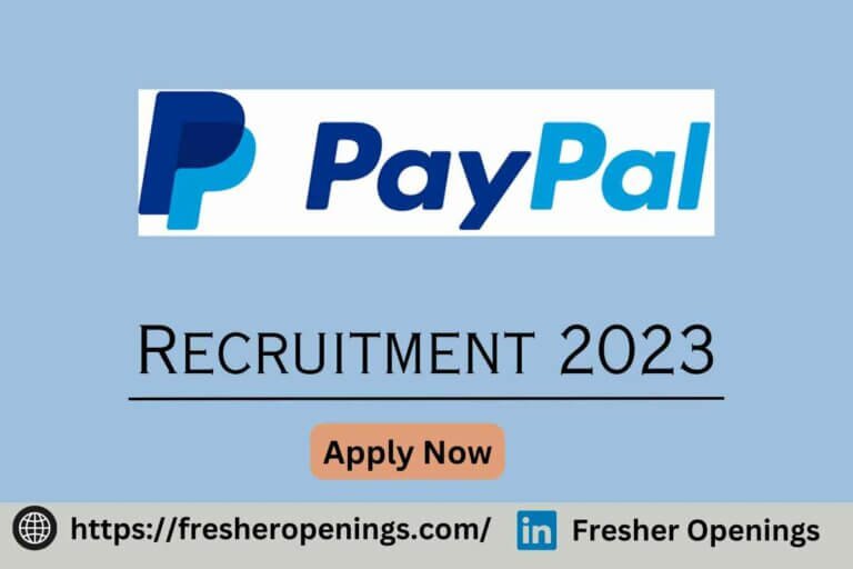 PayPal Off Campus Hiring 2023