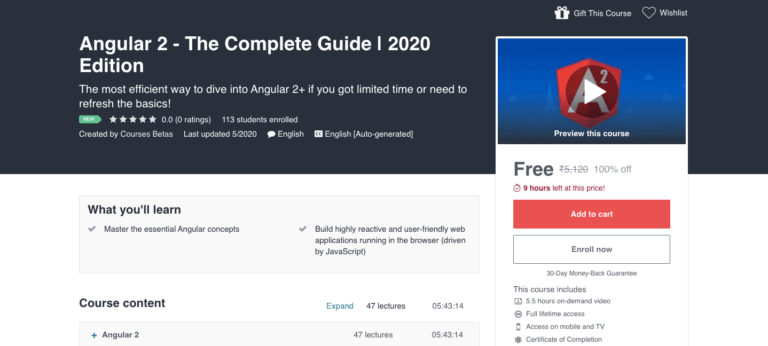 Angular 2 Free Course