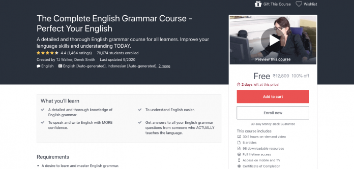Free English Speaking Course