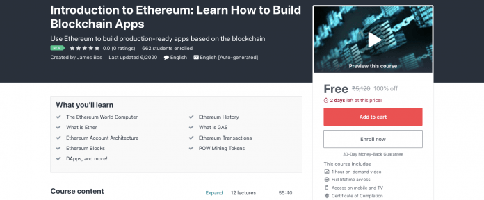 Free Ethereum Developer Course