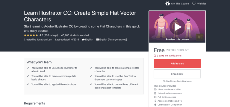 Adobe Illustrator CC Free Course