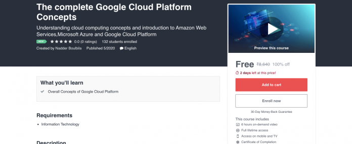 Free Google Clouds Course