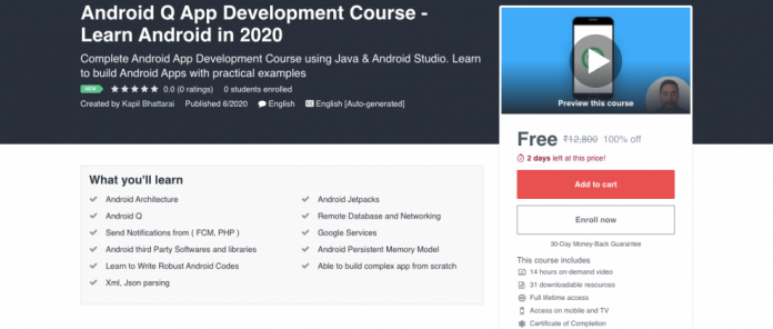 Free App Development Course