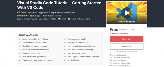 Free Visual Studio Course