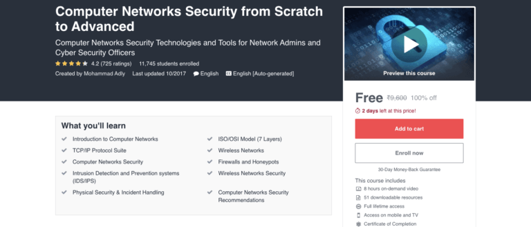 Free Computer Networks Course