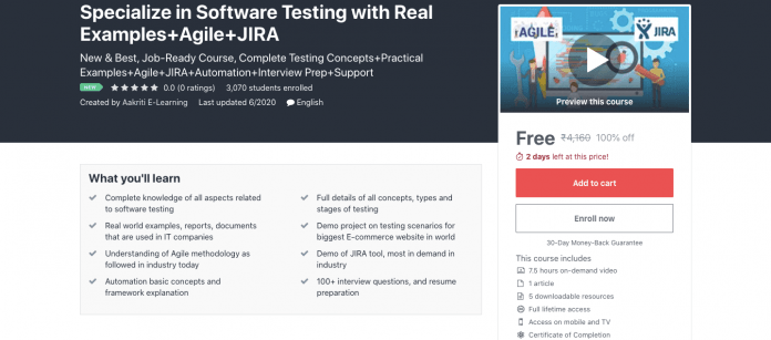 Free Software Testing Course