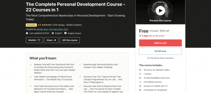 Free Personality Development Course