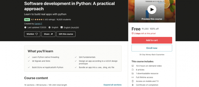 Software Development in Python Course