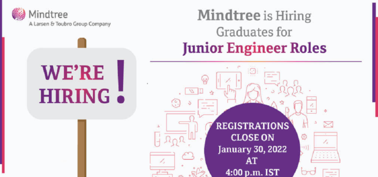 Mindtree Off Campus Drive 2022