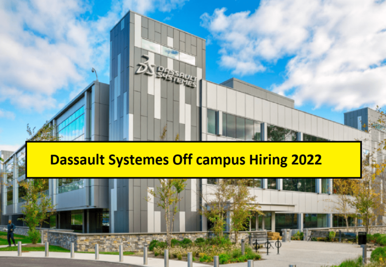 Dassault Systemes Recruitment for 2023 Batch