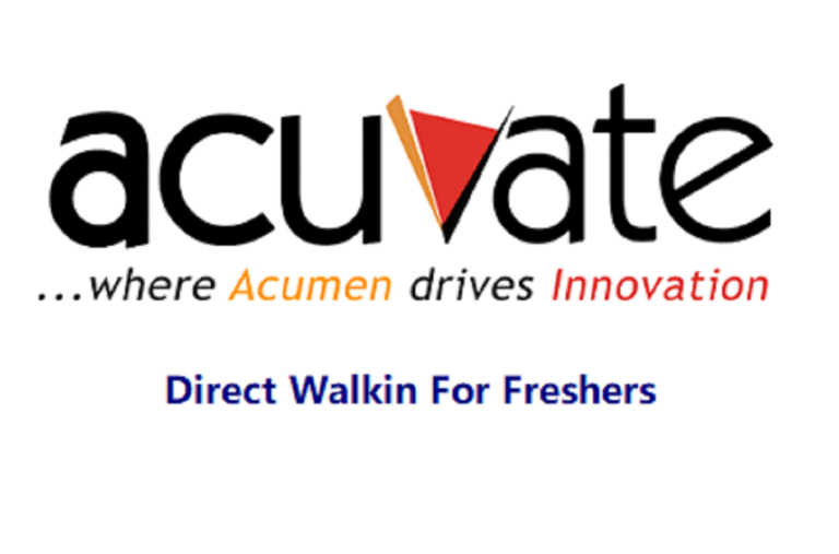 Acuvate Off Campus Hiring 2022