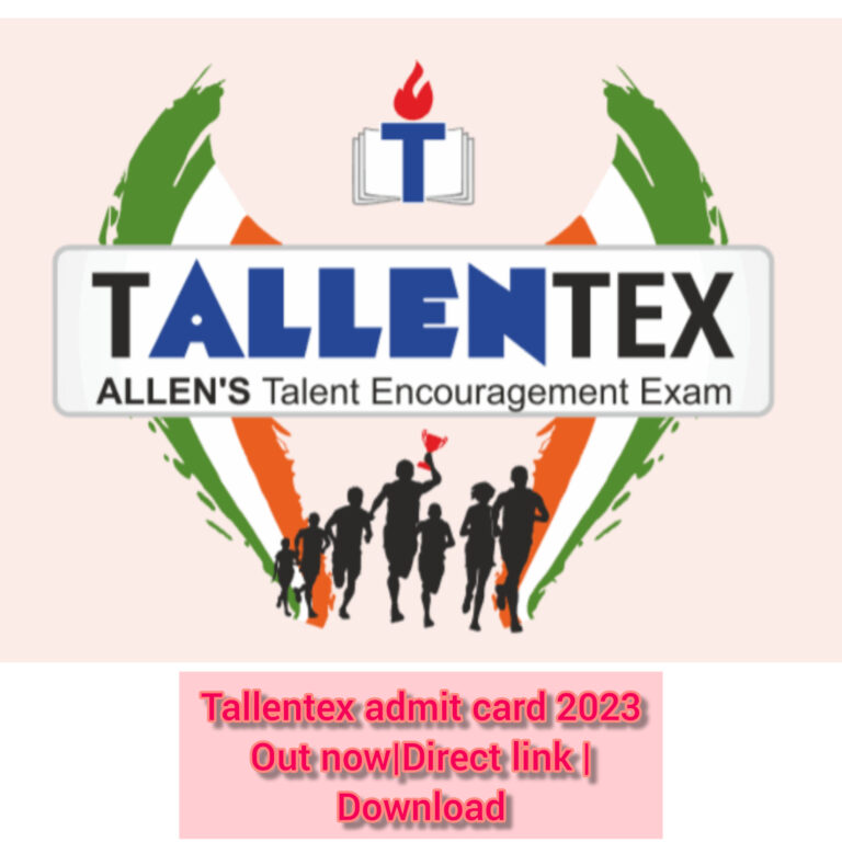 tallentex admit Card 2023