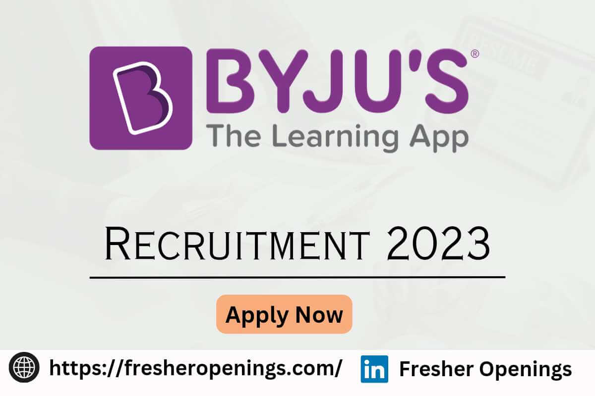 BYJUS Mega Off Campus Drive 2023