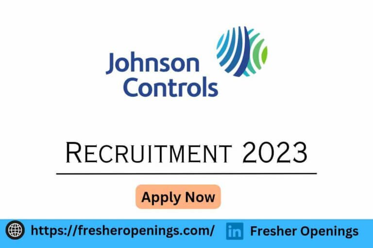 Johnson Controls Recruitment Drive 2023
