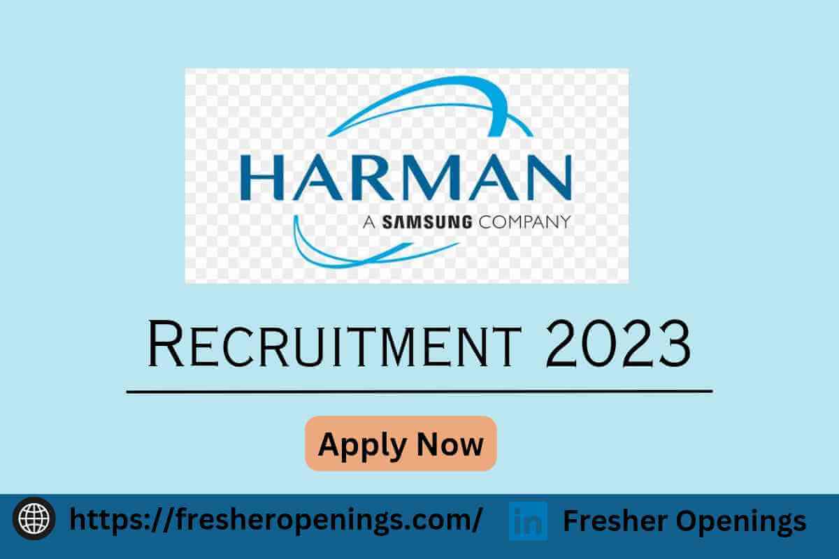 HARMAN Off Campus Recruitment 2023