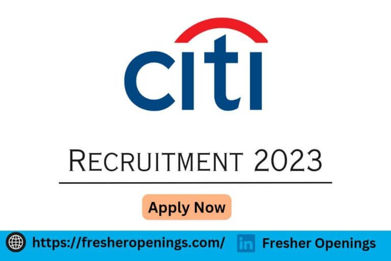 Citigroup Off Campus Recruitment 2023