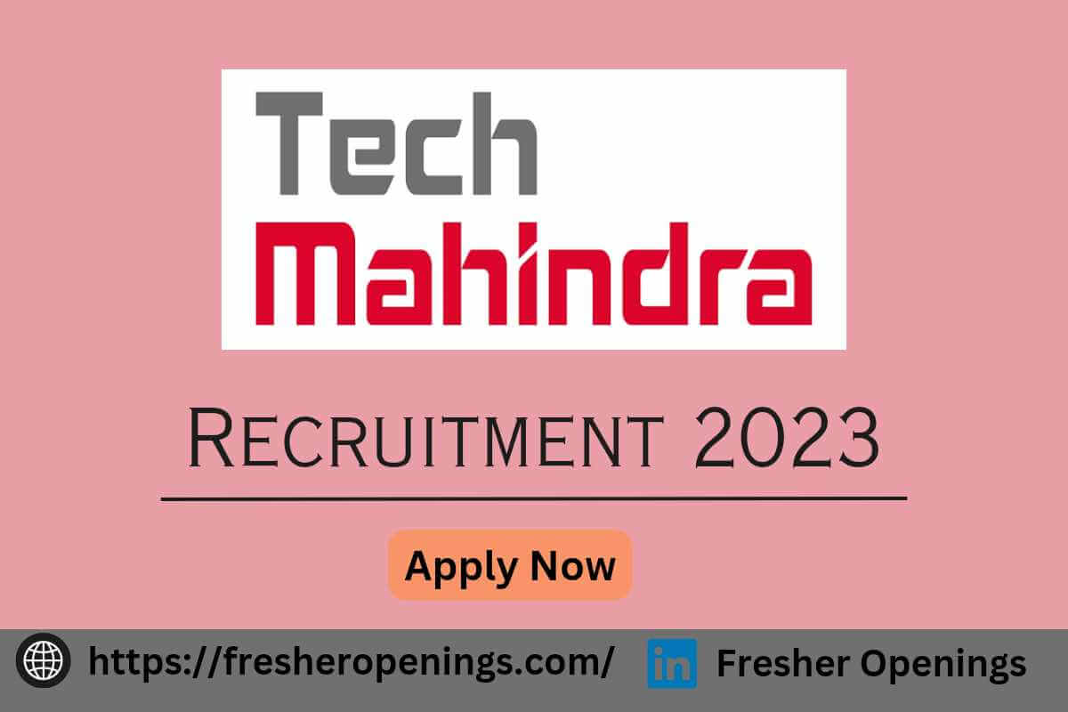 Tech Mahindra Mega Walk In Drive 2023