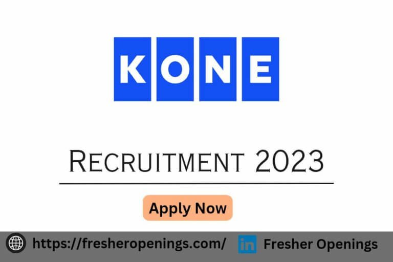 KONE Off Campus Recruitment 2023