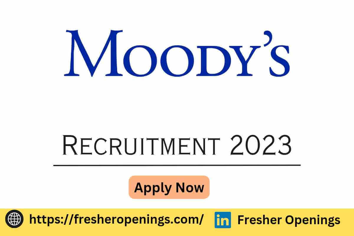 Moody’s Off Campus Hiring 2023