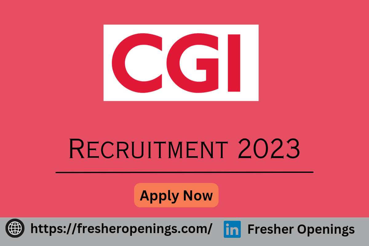 CGI Careers Recruitment 2023