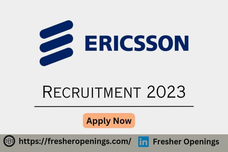 Ericsson Careers Hiring 2023