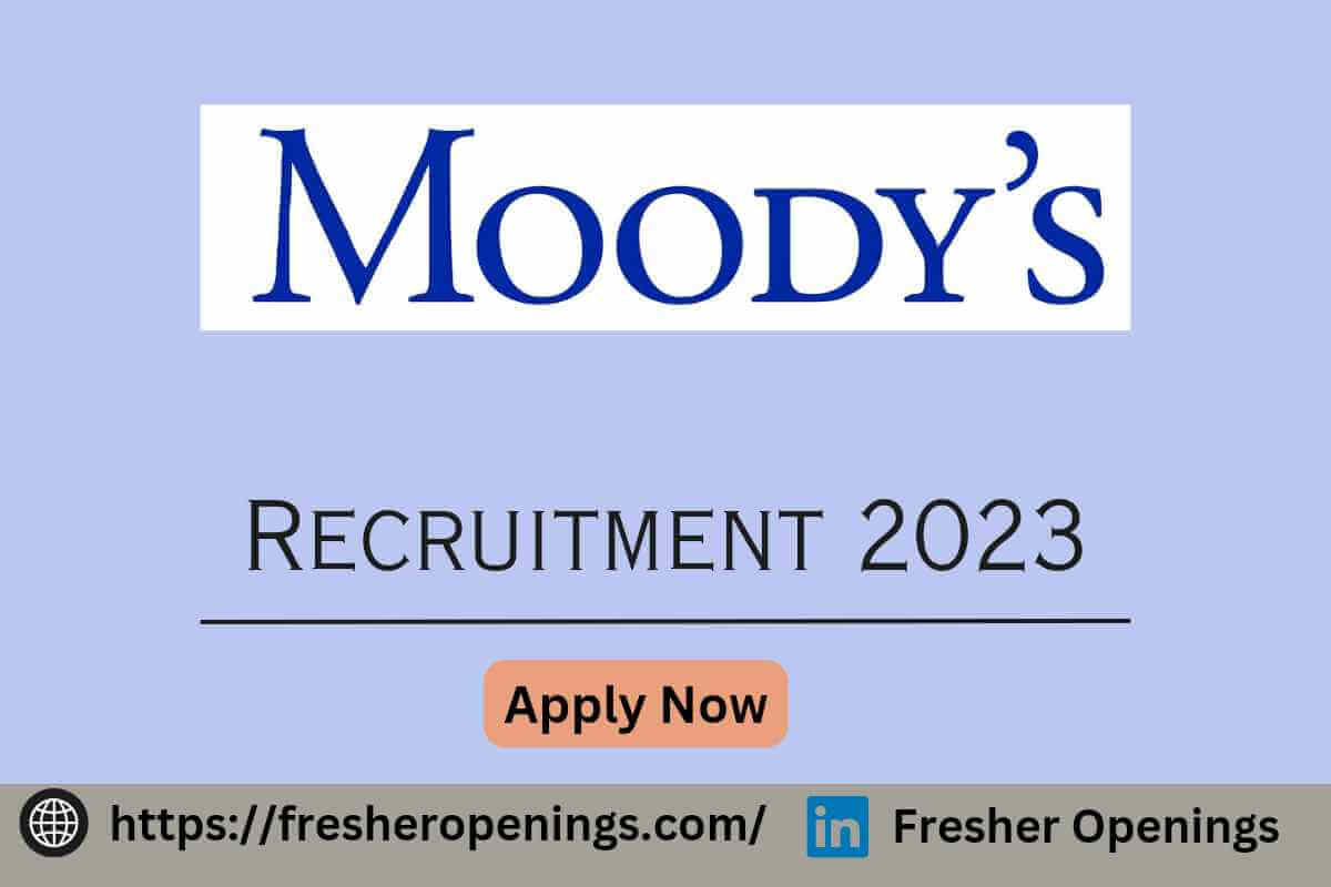 Moody’s Careers Recruitment 2023