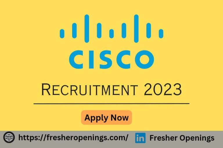 Cisco Careers Recruitment 2023