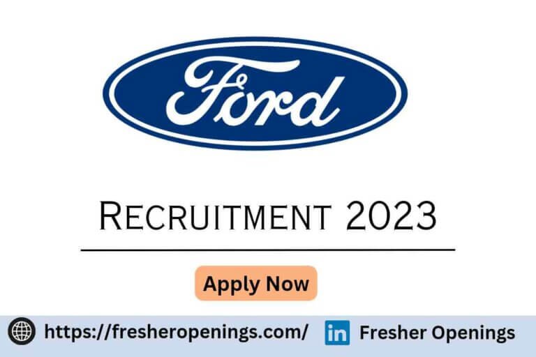 Ford Motors Freshers Recruitment 2023