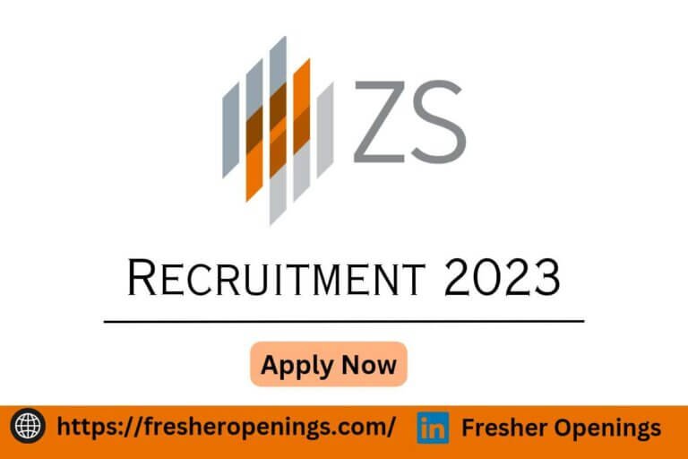 ZS Off Campus Recruitment 2023