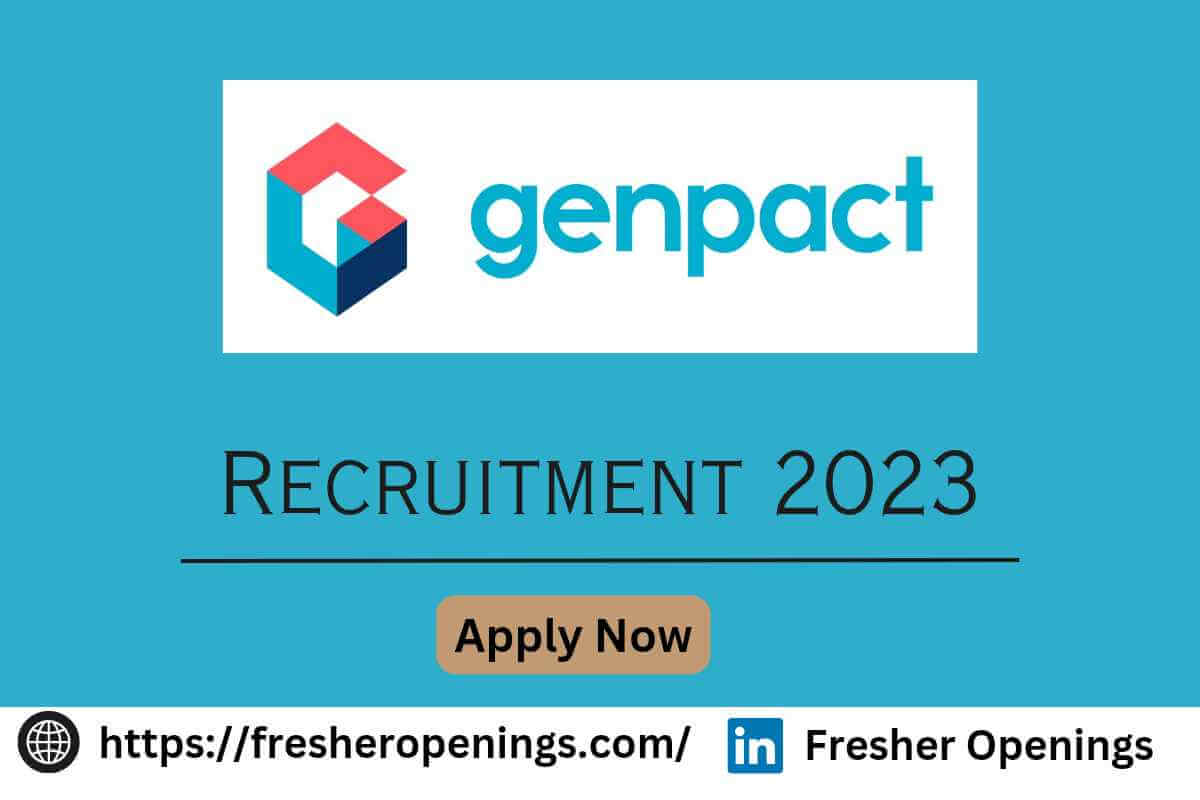 Genpact Off Campus Recruitment 2023