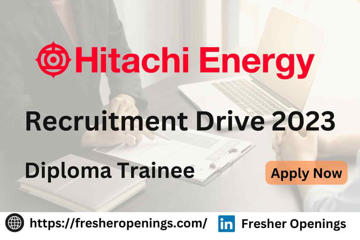 Hitachi Energy Freshers Recruitment
