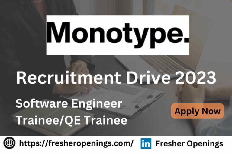 Monotype Recruitment 2023