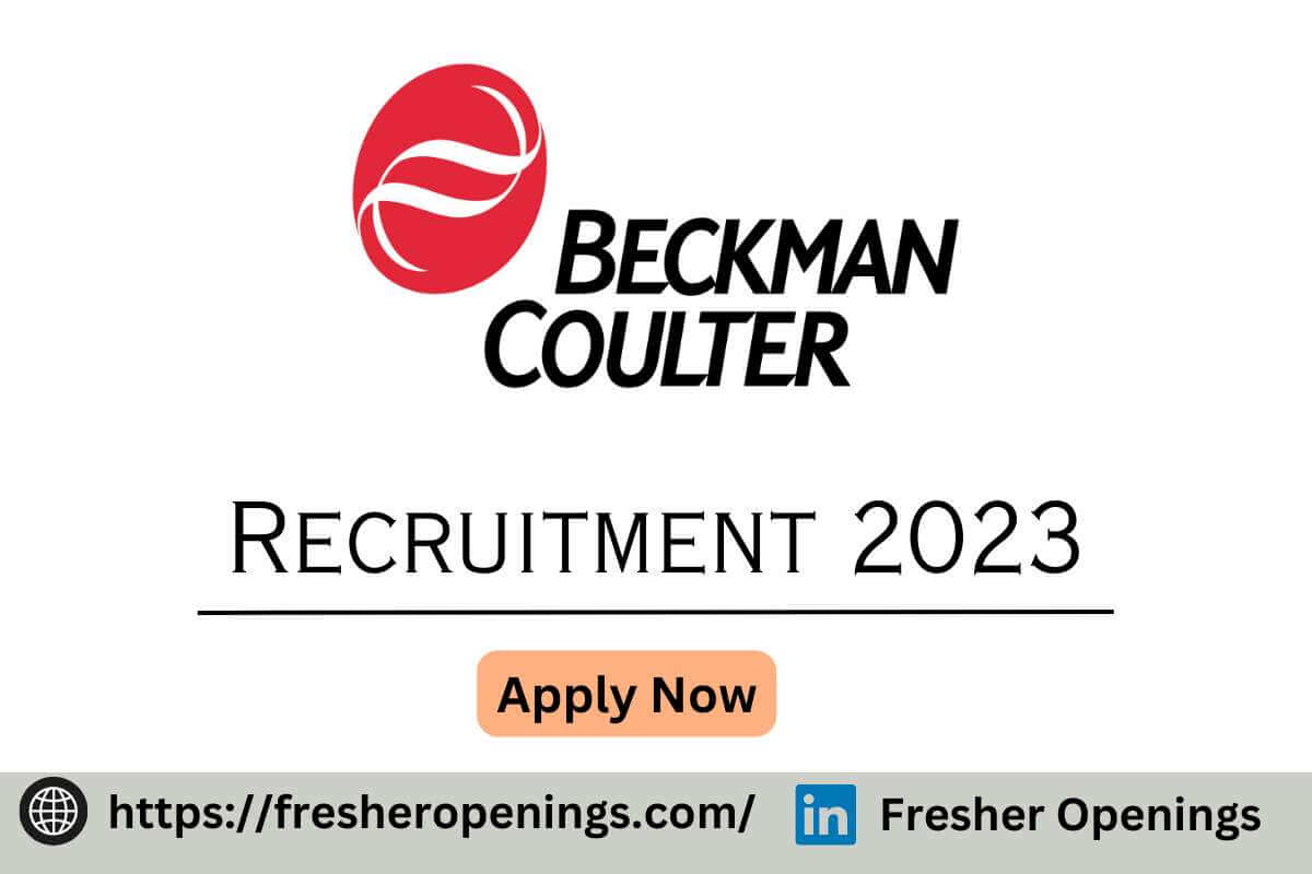 Beckman Coulter Diagnostics Recruitment 2023