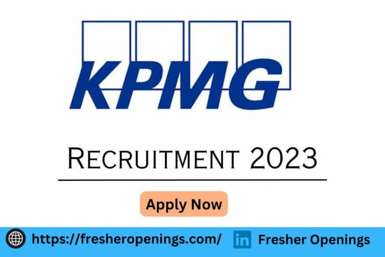 KPMG Off Campus Recruitment 2023