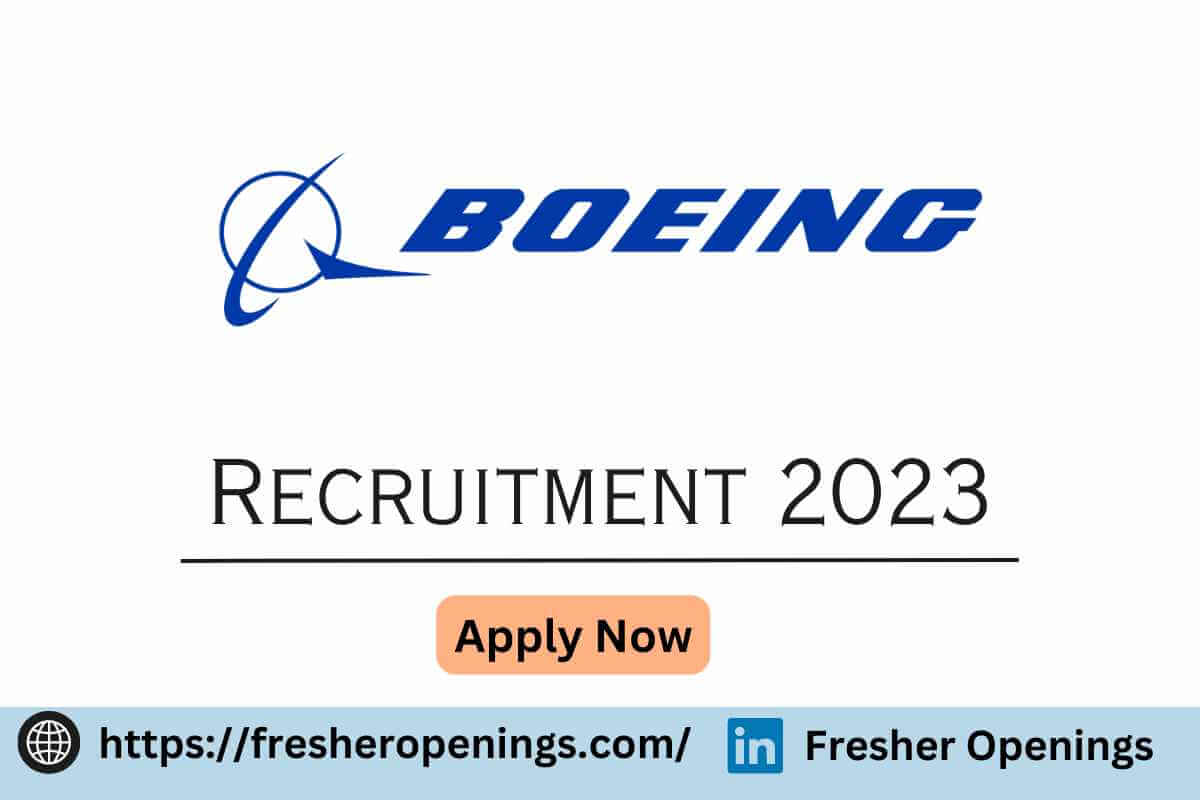 Boeing Off Campus Hiring 2023