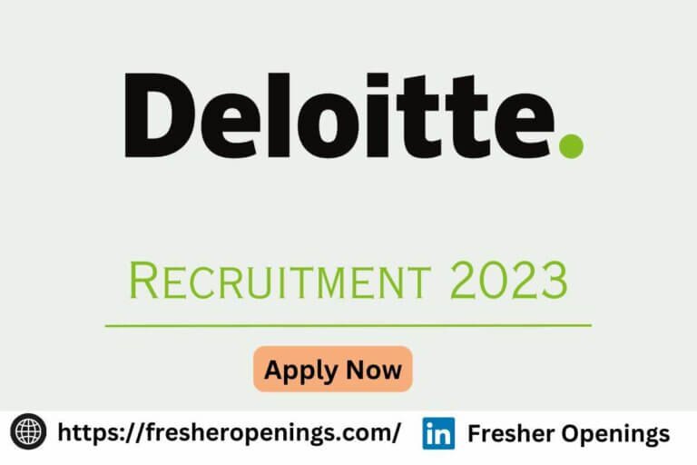 Deloitte Off Campus Careers 2023