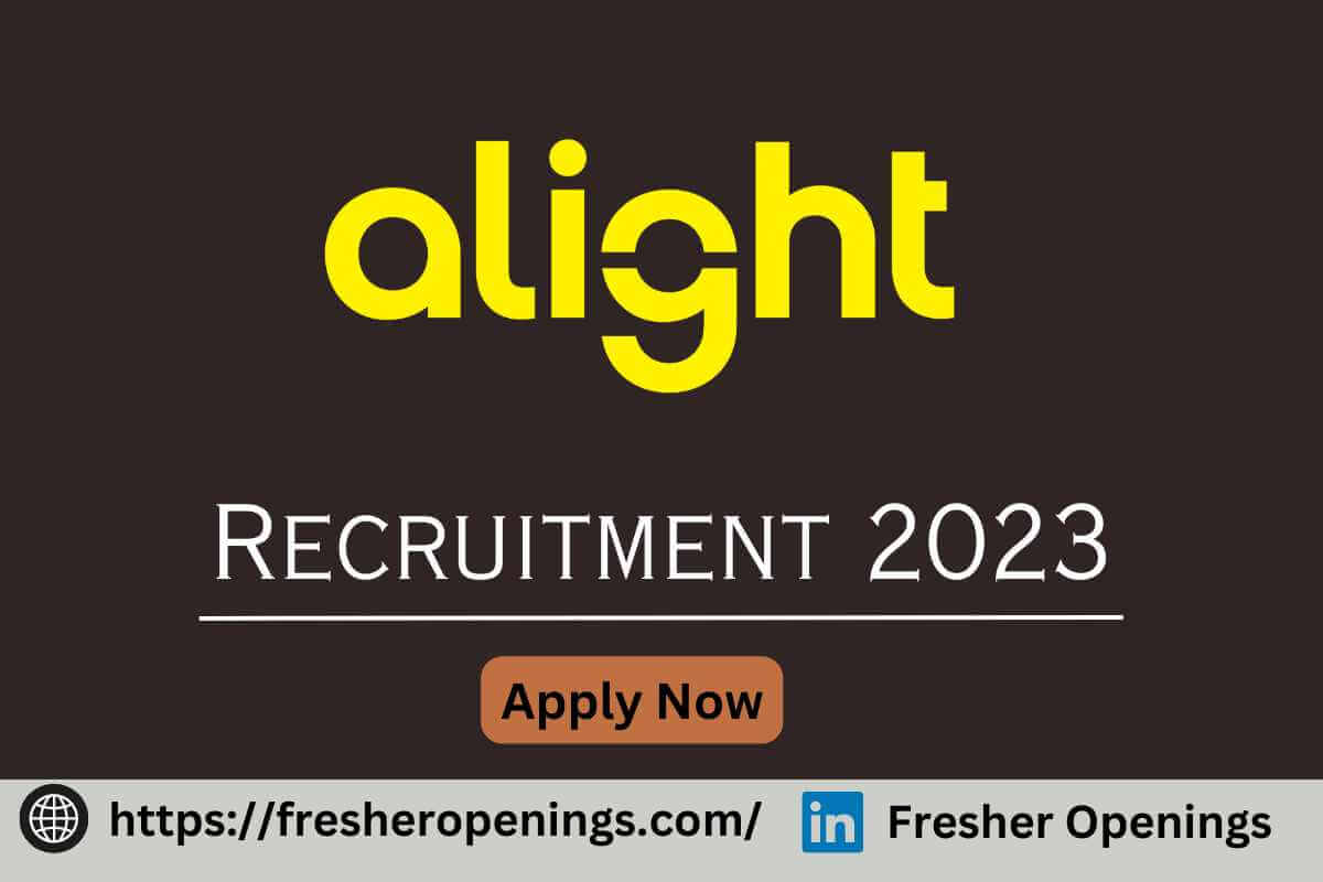 Alight Recruitment Drive 2023