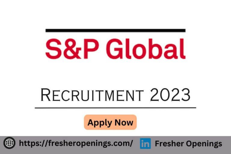 S&P Global Recruitment 2023