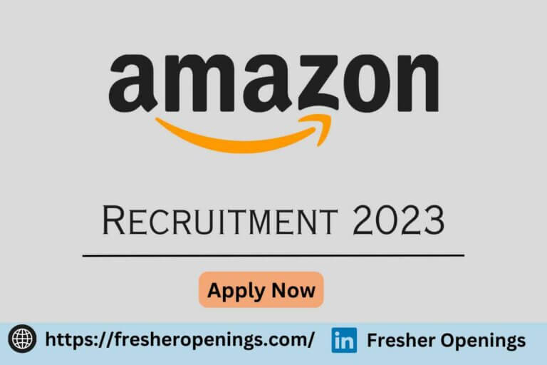 Amazon Off Campus Recruitment 2023