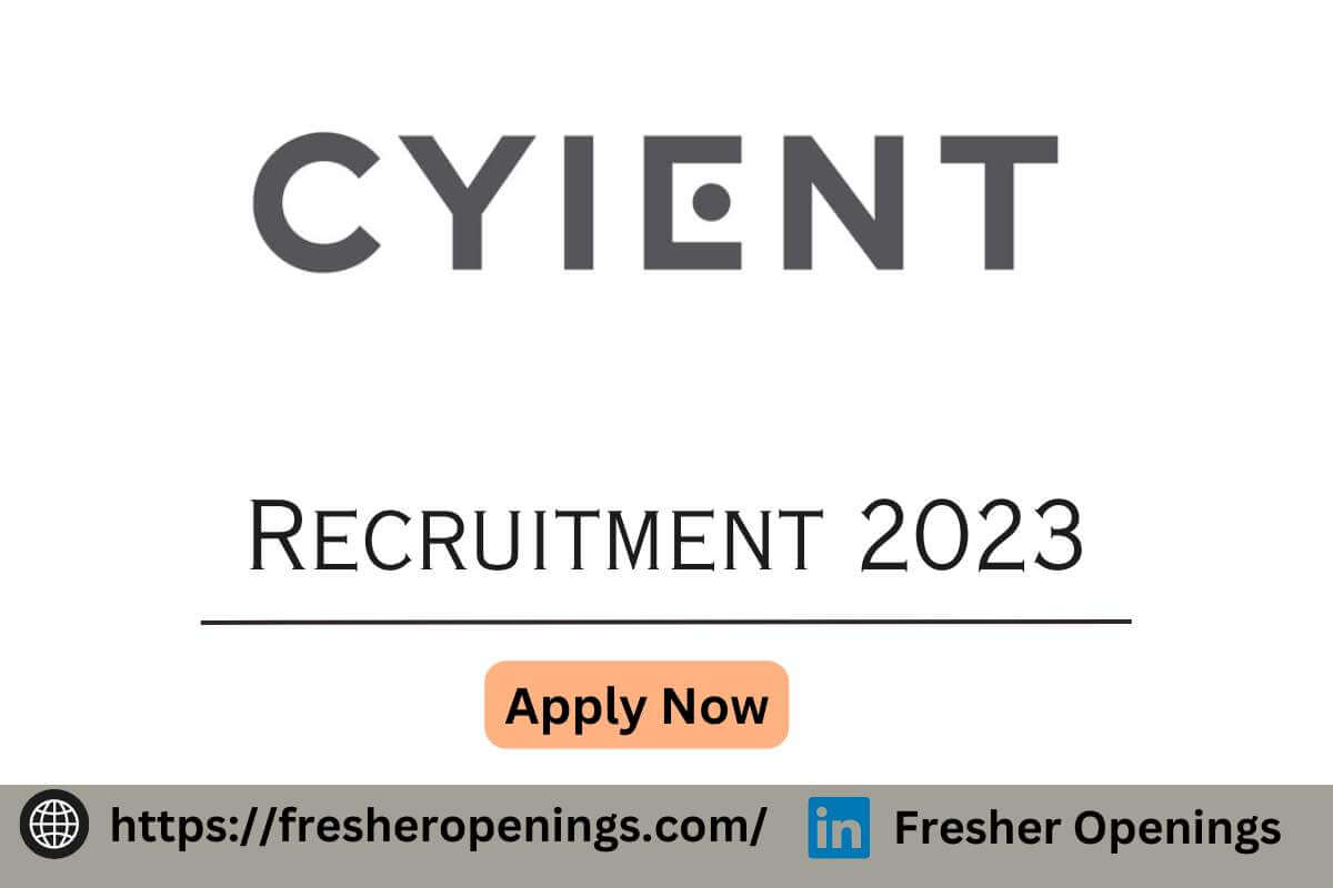 Cyient Internship Recruitment 2023