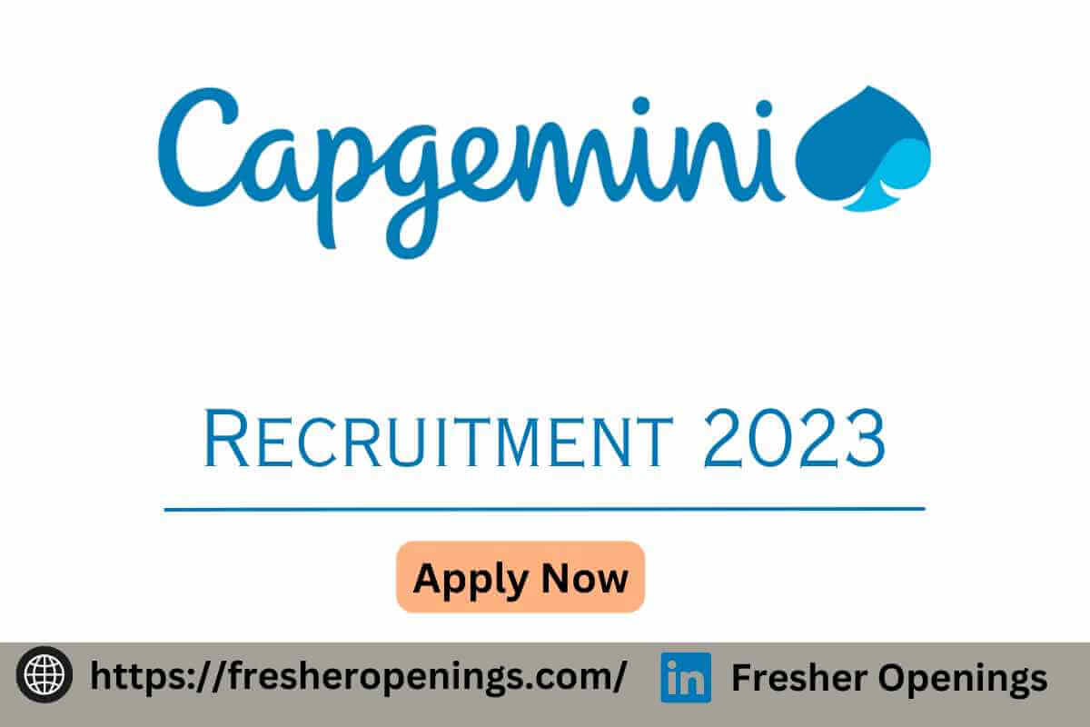 Capgemini Careers Recruitment 2023